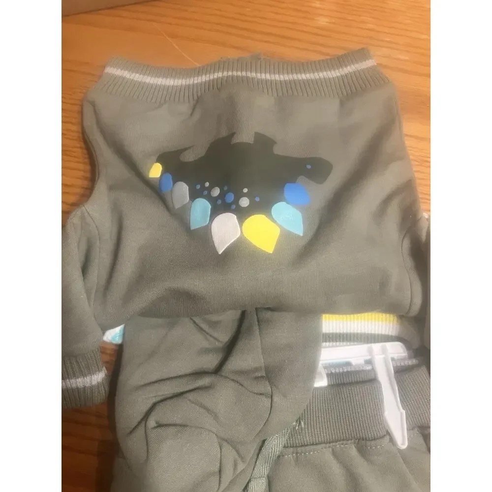 Precious Baby 4 Piece Outfit Set Jacket Top Bottoms Size 0-3 Months